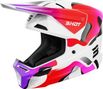 Casque Integral Adulte Shot Furious Zebra Rose Brillant