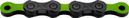 Chain KMC DLC VAE 126 links 12V Black / Green
