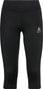 Damen 3/4 Sporthose Odlo Essential Soft Schwarz