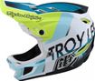 Troy Lee Designs D4 Composite Helmet Qualifier White/Green