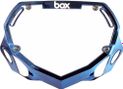 Box Phase 1 Handlebar plate Blue Chrome Small