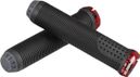 Paire de Grips Spank Spike 30mm Noir / Rouge