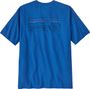 T-Shirt Patagonia P-6 Logo Responsibili-Tee Blue