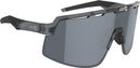 Azr Speed RX Crystal Black/Mirrored Gray Sunglasses Set + Clear Lens