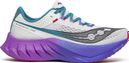 Chaussures Running Saucony Endorphin Pro 4 Blanc/Violet Femme