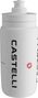 Castelli Logo Water Bottle, 550 ml, White