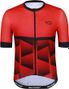 Maillot vélo homme CUBIC rouge/noir