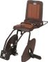 Portabebé trasero sobre cuadro bobike junior classic plus marrón