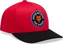 Fox Badge Snapback Junior Cap in Red
