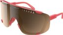 Poc Devour Coral Translucent / Brown Silver Mirror Sonnenbrille