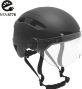 Casque Speed Pedelec avec visière - Casque vélo noir mat