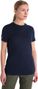 Maglietta tecnica Icebreaker Merino 150 Tech Lite Dark Blue Donna