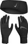 Nike Essential Running Headband + Gloves Black Women
