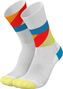 Incylence Strides Socken Weiß/Blau/Gelb