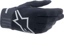 Lange MTB-Handschuhe Kinder AlpineStars A-Dura Schwarz