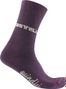 Castelli Quindici Soft Merino Purple Socks