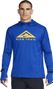 Haut à Capuche Nike Dri-FIT Trail Bleu/Orange Homme