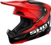 Casque Integral Adulte Shot Furious Stream Rouge Brillant