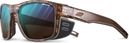 Occhiali Julbo Shield M Reactiv 2-4 Blu/Marrone