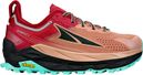 Altra Olympus 5 Women's Pink Black Blue Trail Running Shoes