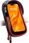 Support Téléphone pour Velo - Etanche - Rotation à 360 Degrés Noir/Rouge