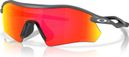 Oakley Radar Plate Goggles - Matte Carbon / Prizm Ruby / Ref : OO9495-0336