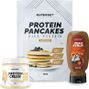 PACK PETIT-DEJ – PANCAKES Nature - PROTEIN CREAM White Chocolate + ZERO SYRUP Caramel