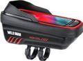 Sacoche de cadre WILD MAN  avec porte-téléphone étanche 1 L rouge
