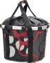 Klickfix Bikebasket Borsa da manubrio Grigio Rosso Anelli