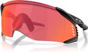 Lunettes Oakley Velo Kato - Matte Black / Prizm Trail Torch / Ref : OO9501-0652