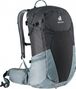 Bolsa de senderismo Deuter Futura 29 EL gris azul espalda larga
