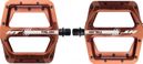 Coppia di pedali piatti HT Components Talon AN71 Bronzo