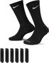 Calcetines Nike Everyday Plus Cushioned Socks (x6) Negro