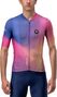 Maillot Manches Courtes LeBram Race Aero Rose Bleu