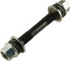 AXE MOYEU ROUE AV D14 BMX PLEIN L140 CR-MO (COMPLET 7 PIECES)