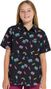 Dharco Kids Tech Party Mix Tape Short Sleeve Tee Black