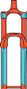 Kit protezione forcella RideWrap Covered Protection MTB Brilliant Clear