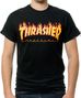THRASHER FLAME LOGO T-shirt Black