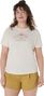 Maglia a maniche corte Asics Fujitrail Logo Bianco Donna