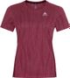 T-Shirt Running Femme Odlo Zeroweight Engineered Chill-Tec Rose