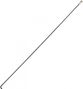RAYON 2MM INOX NOIR L294 AVEC ECROU(X1) MACH1