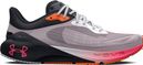 Under Armour HOVR Machina Breeze Grey Pink Black Running Shoes