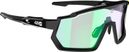 AZR Kromic Pro Race RX Glasses Black / Iridescent Green Photochromic Lens