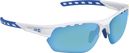 Lunette AZR IZOARD BLANCHE VERNIE BLEUE 