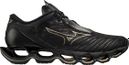 Mizuno Unisex Wave Prophecy 12 Laufschuh Schwarz Gold