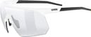 Lunettes Uvex Pace One V Blanc/Silver Miroir