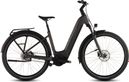 VTC Électrique Cube Touring Hybrid Comfort SLX 800 Easy Entry Shimano Nexus 5V Courroie 800 Wh 700 mm Gris Charcoal 2026