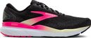 Brooks Ghost 16 Running Shoes Black/Rose/Yellow Women's