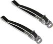 COURROIE CALE PIED NOIR CUIR (PAIRE)