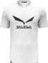 Salewa Solidlogo Korte Mouw T-shirt Wit